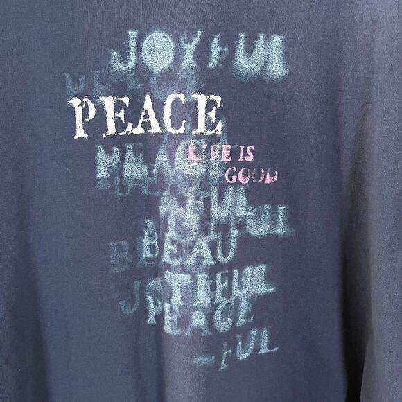 Life Is Good Tee Shirt Women's XL Classic Fit Joyful‎ Peaceful Gorpcore Outdoors - Picture 1 of 7